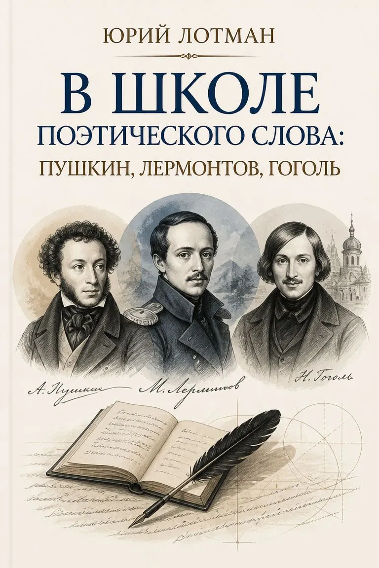 В школе поэтического слова: Пушкин, Лермонтов, Гоголь — обложка книги