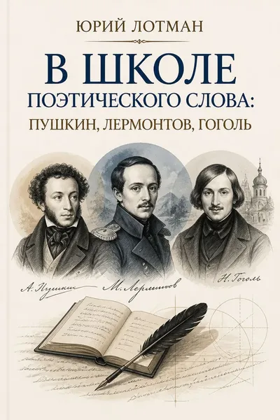 В школе поэтического слова: Пушкин, Лермонтов, Гоголь — обложка книги