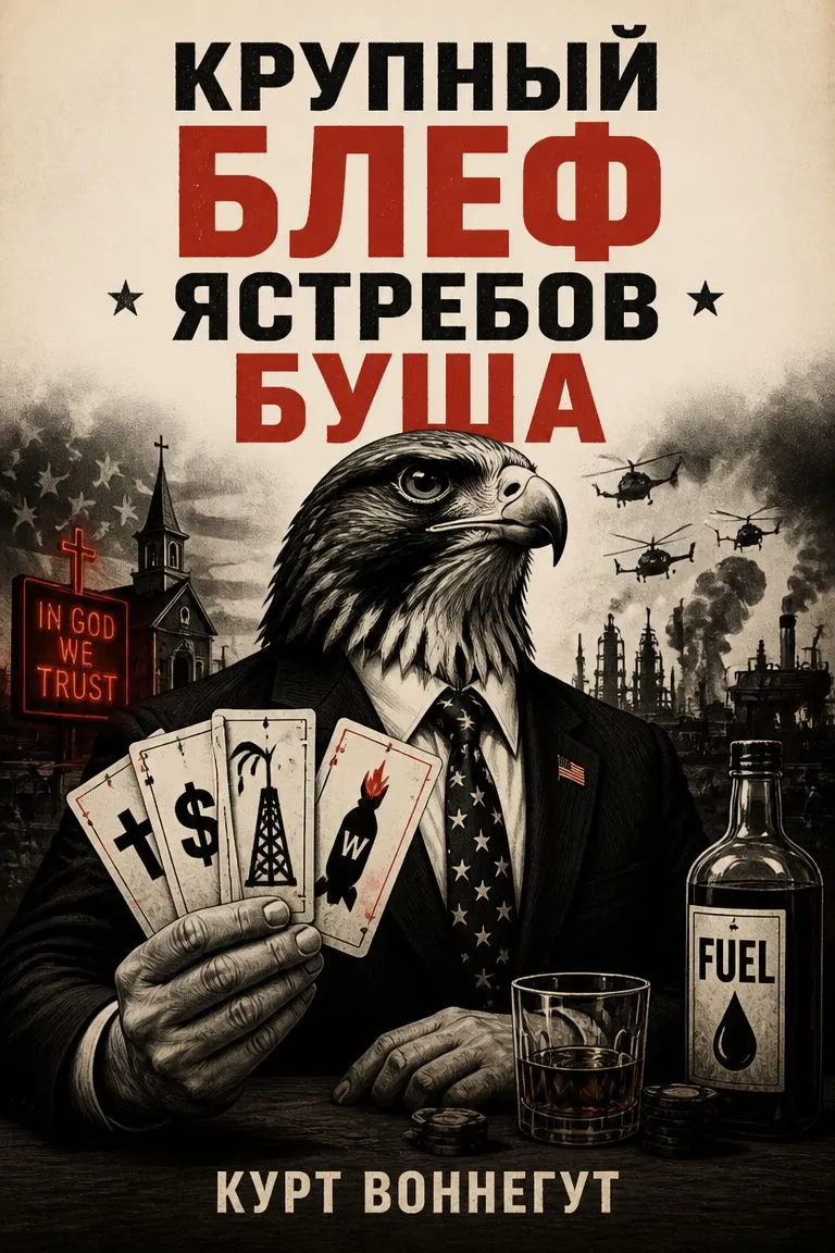 Крупный блеф ястребов Буша — обложка книги