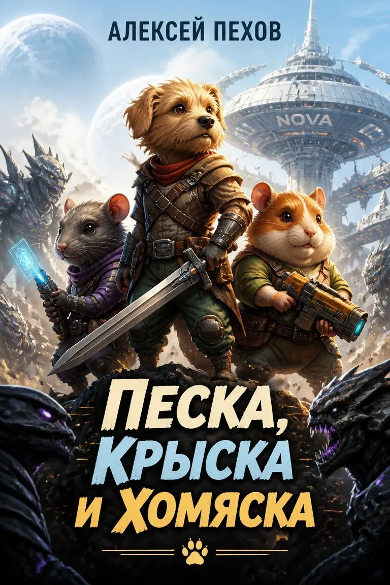 Песка, Крыска и Хомяска — обложка книги