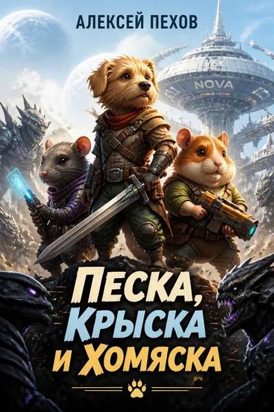 Песка, Крыска и Хомяска — обложка книги