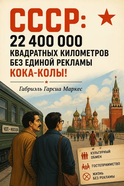 СССР: 22 400 000 квадратных километров без единой рекламы кока-колы! — обложка книги