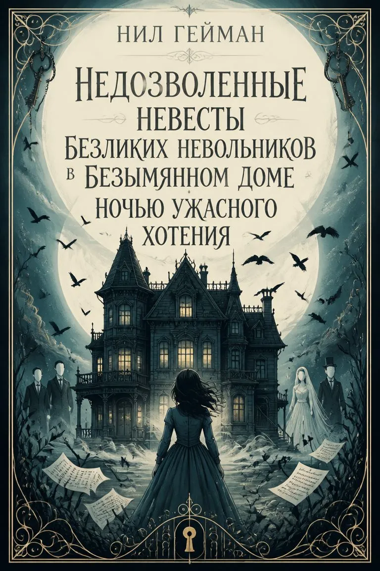 Недозволенные невесты безликих невольников в безымянном доме ночью ужасного хотения — обложка книги