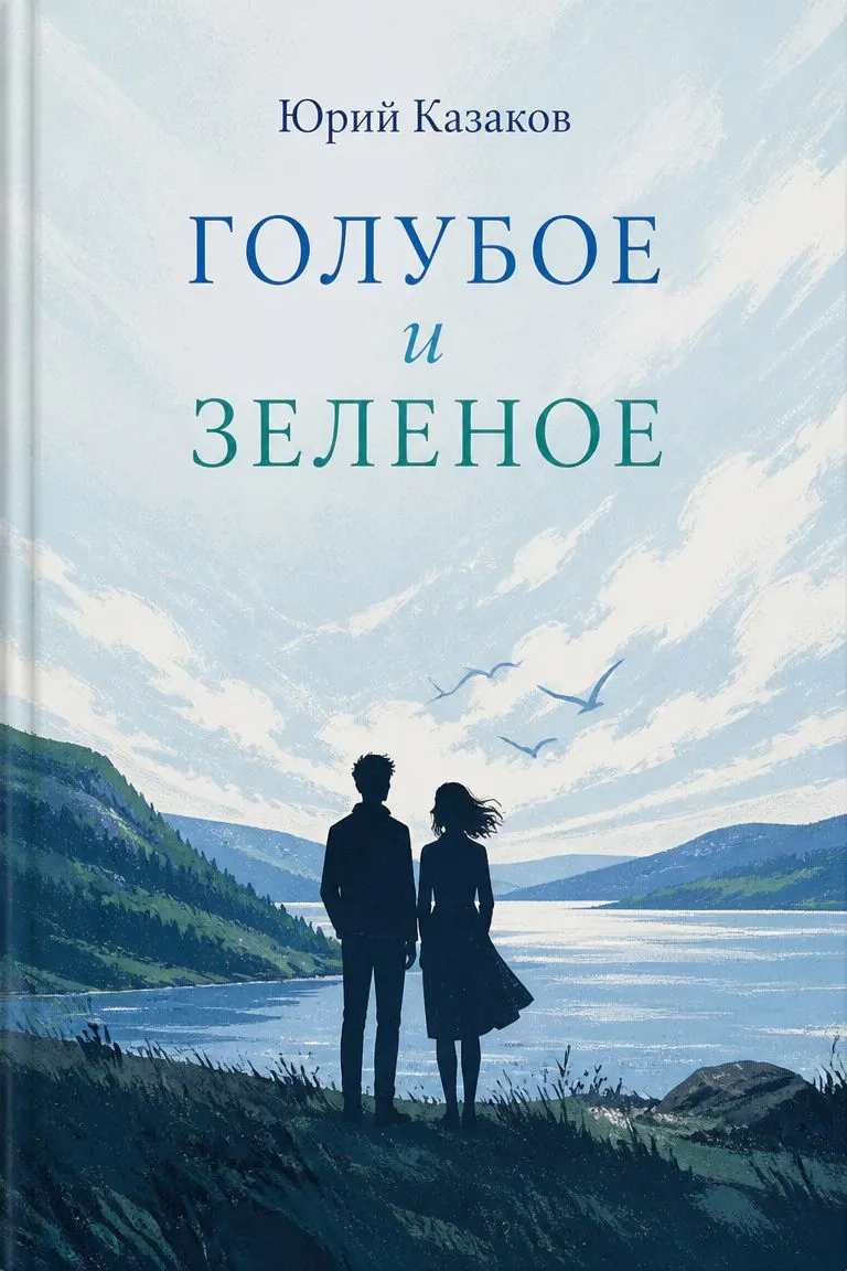 Голубое и зеленое — обложка книги