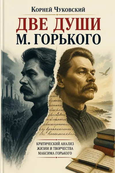 Две души М. Горького — обложка книги