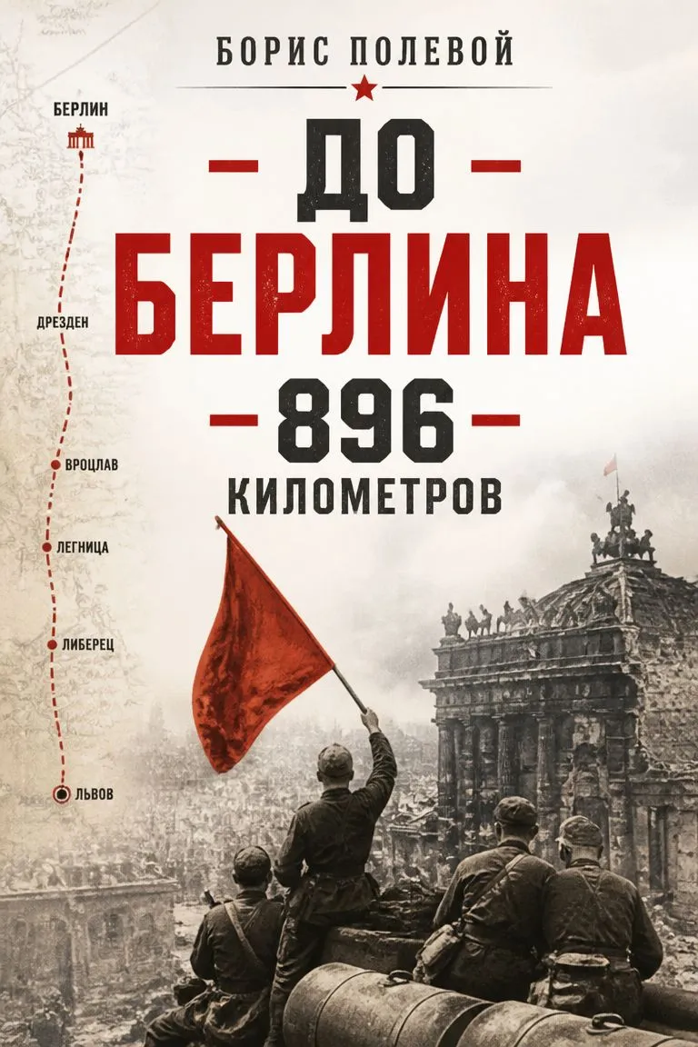 До Берлина - 896 километров — обложка книги