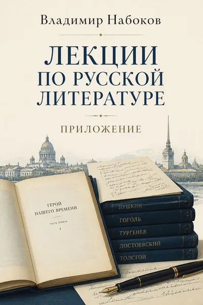 Лекции по русской литературе. Приложение — обложка книги