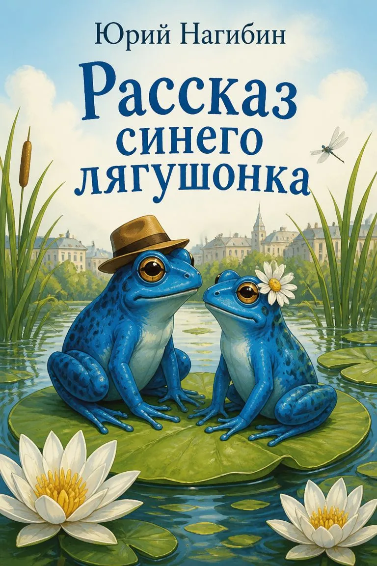Рассказ синего лягушонка — обложка книги
