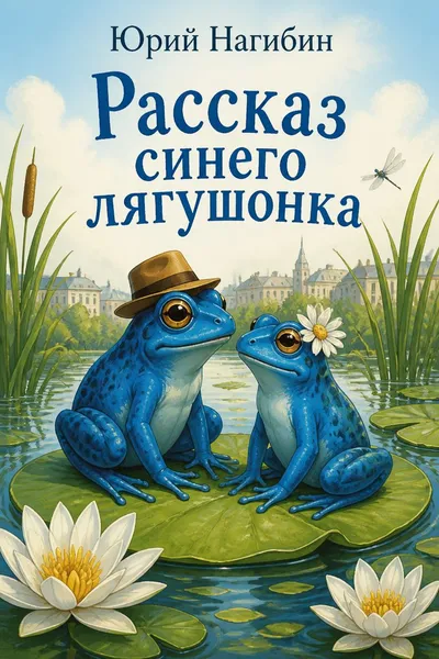 Рассказ синего лягушонка — обложка книги