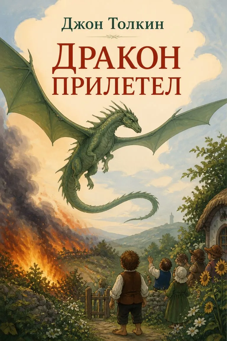 Дракон прилетел — обложка книги