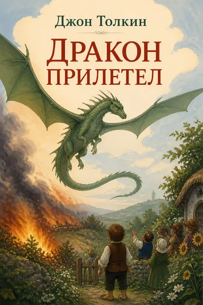 Дракон прилетел — обложка книги
