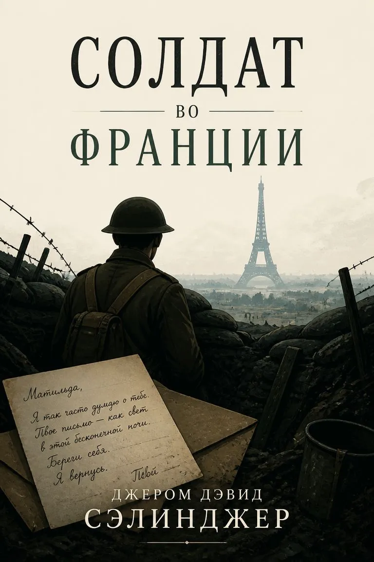 Солдат во Франции — обложка книги
