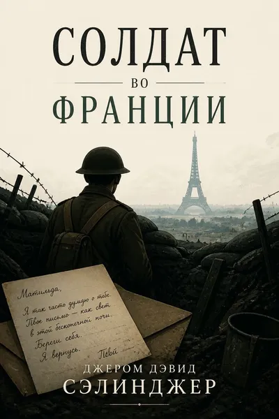 Солдат во Франции — обложка книги