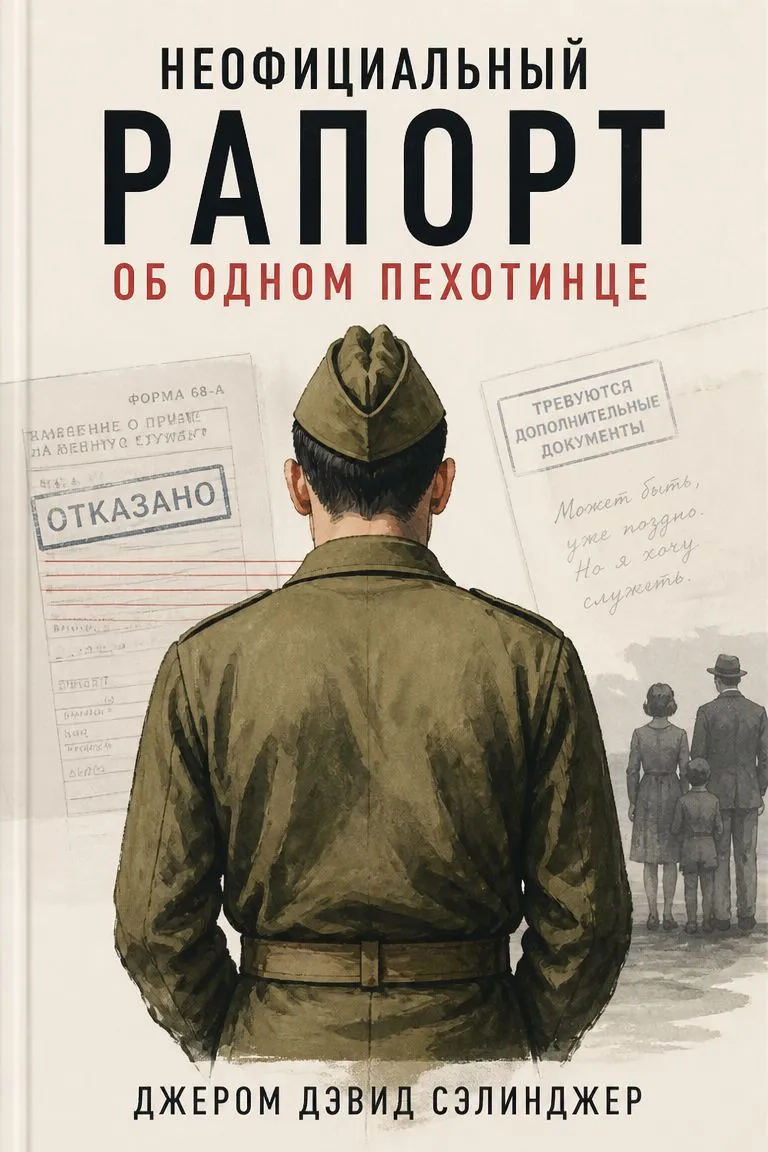 Неофициальный рапорт об одном пехотинце — обложка книги
