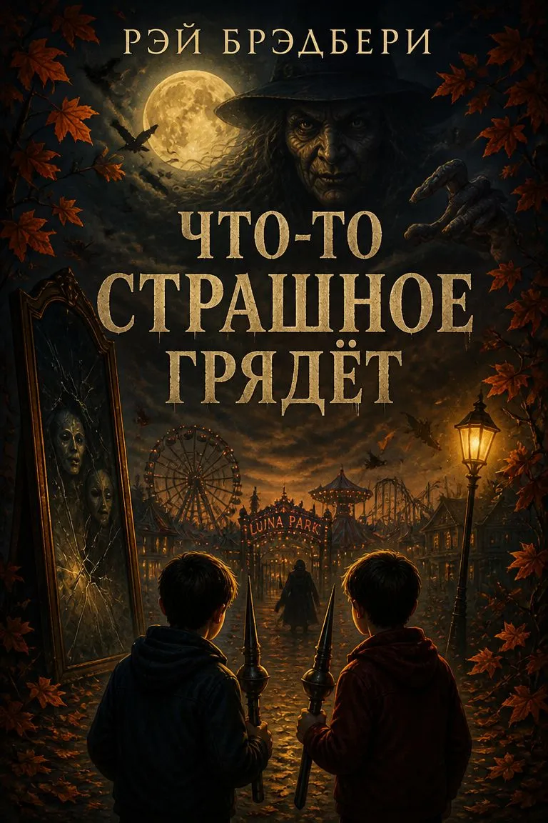 Что-то страшное грядёт — обложка книги