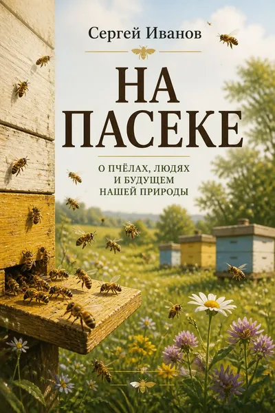 На пасеке — обложка книги