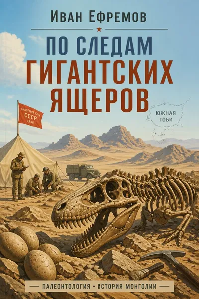 По следам гигантских ящеров — обложка книги