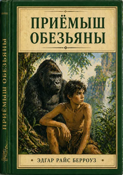 Приёмыш обезьяны — обложка книги