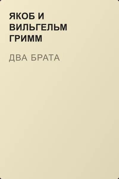 Два брата — обложка книги