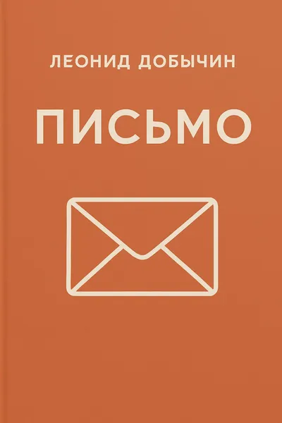 Письмо — обложка книги