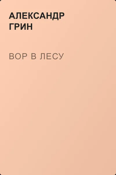 Вор в лесу — обложка книги