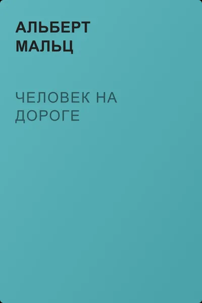 Человек на дороге — обложка книги