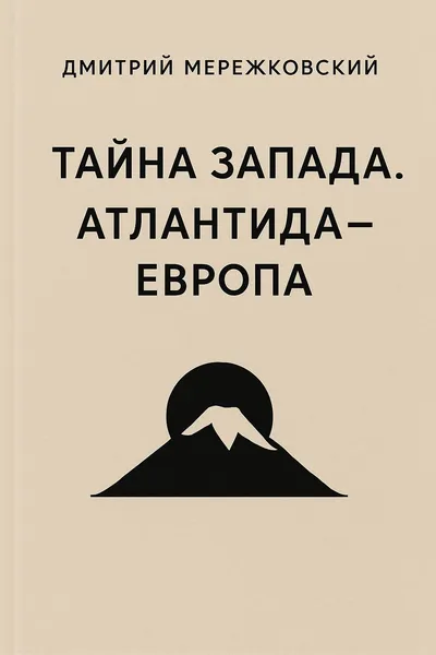 Тайна Запада. Атлантида – Европа — обложка книги