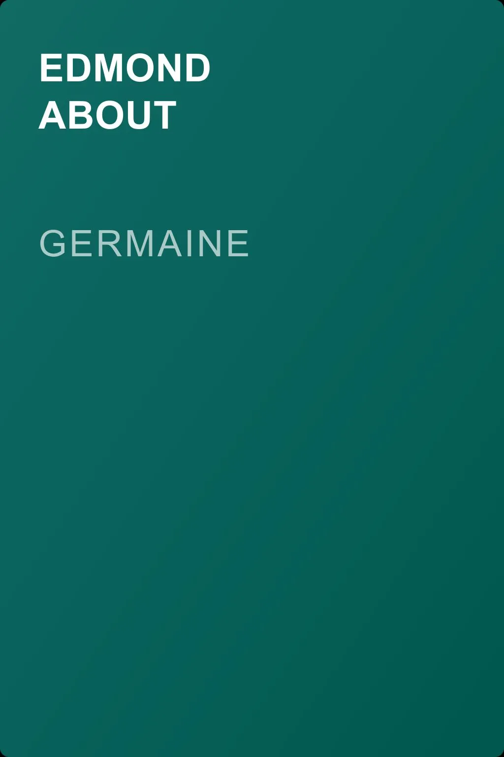 Germaine — обложка книги