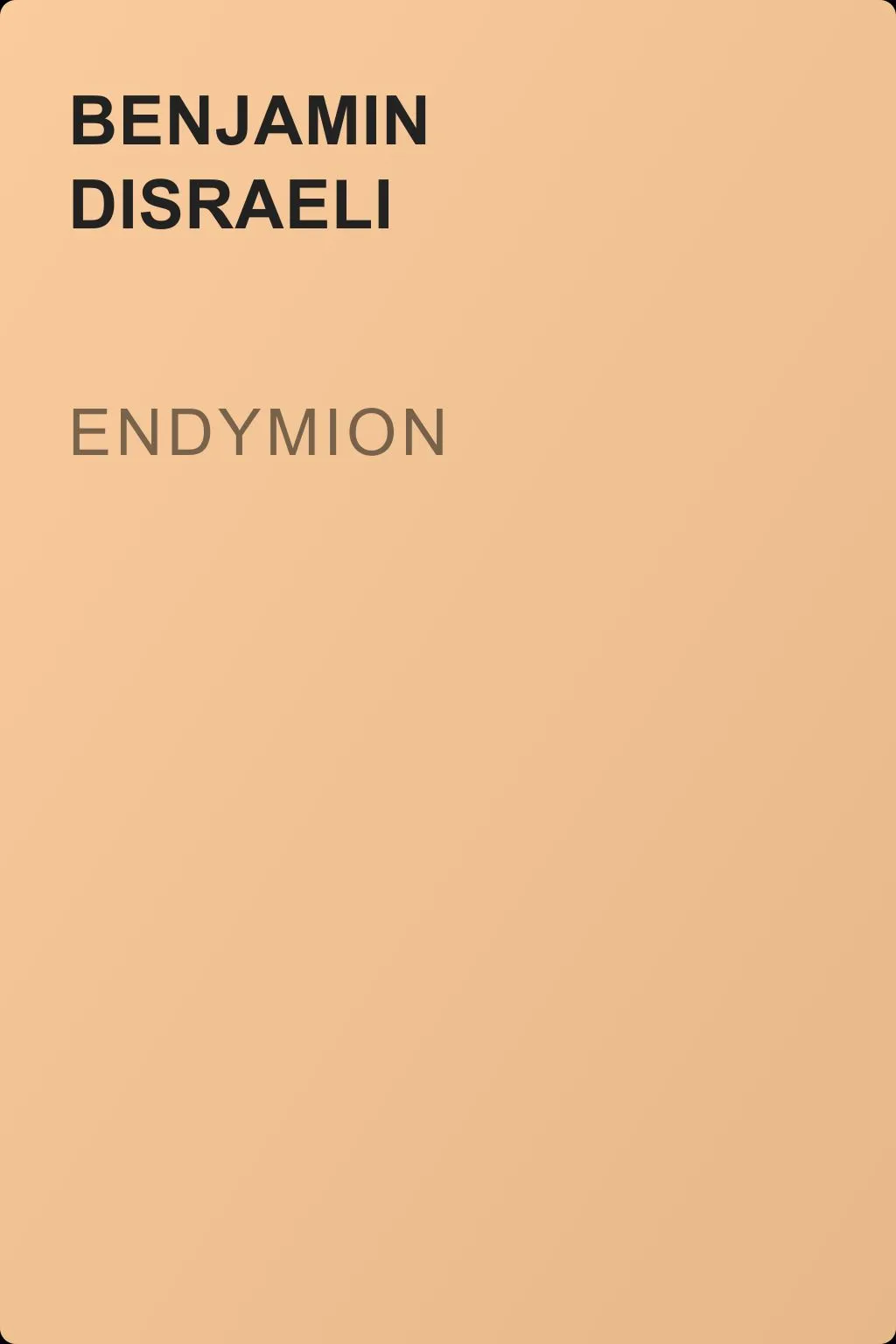 Endymion — обложка книги