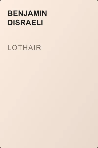 Lothair — обложка книги