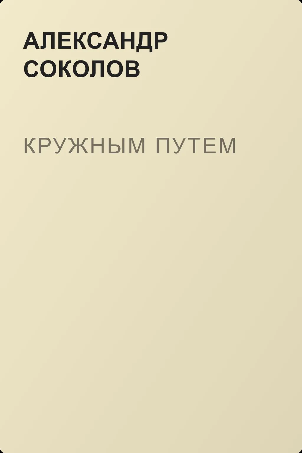 Кружным путем — обложка книги