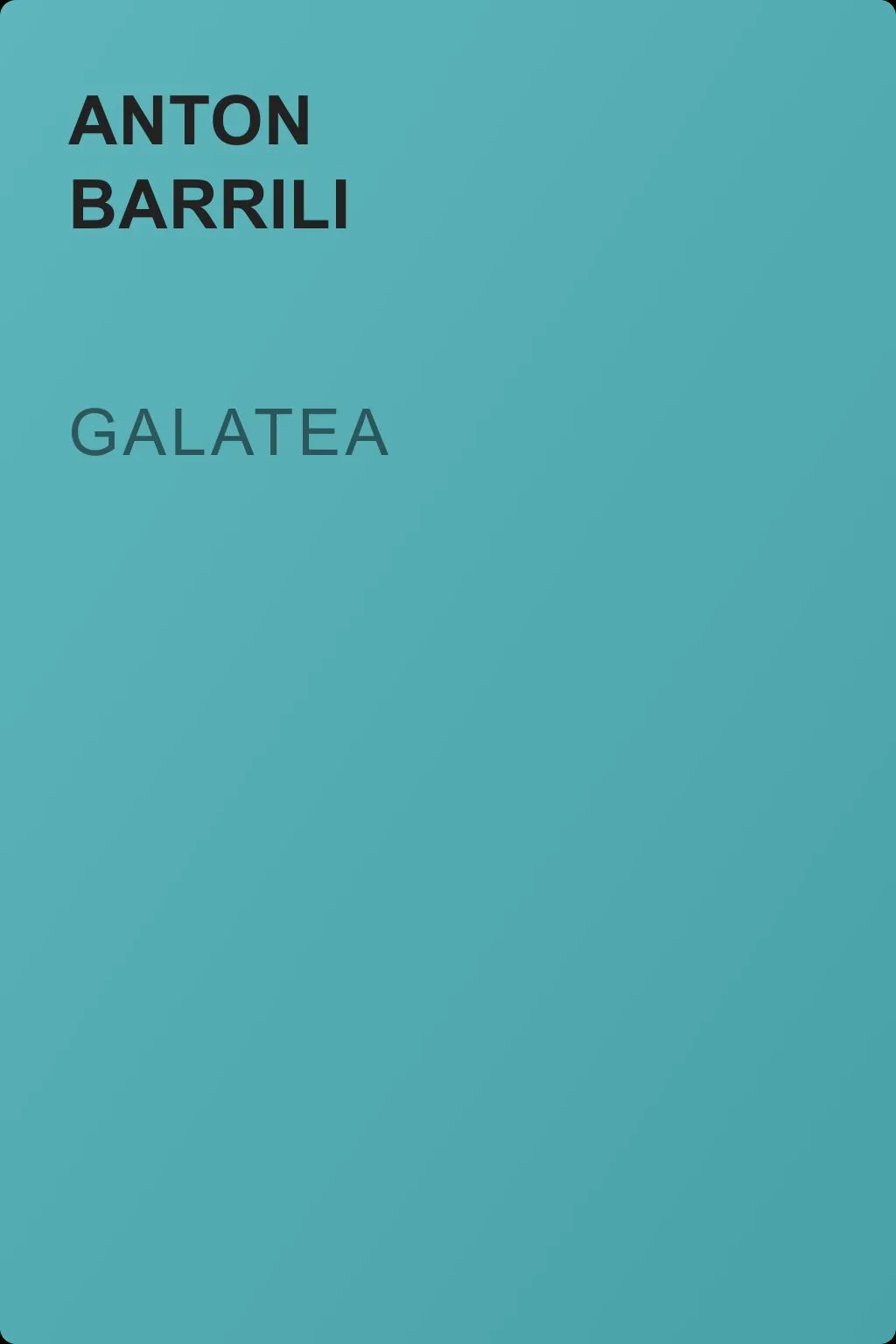 Galatea — обложка книги