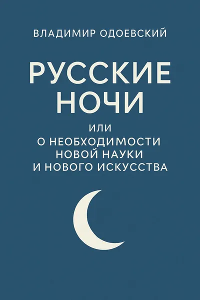 Русские ночи, или О необходимости новой науки и нового искусства — обложка книги