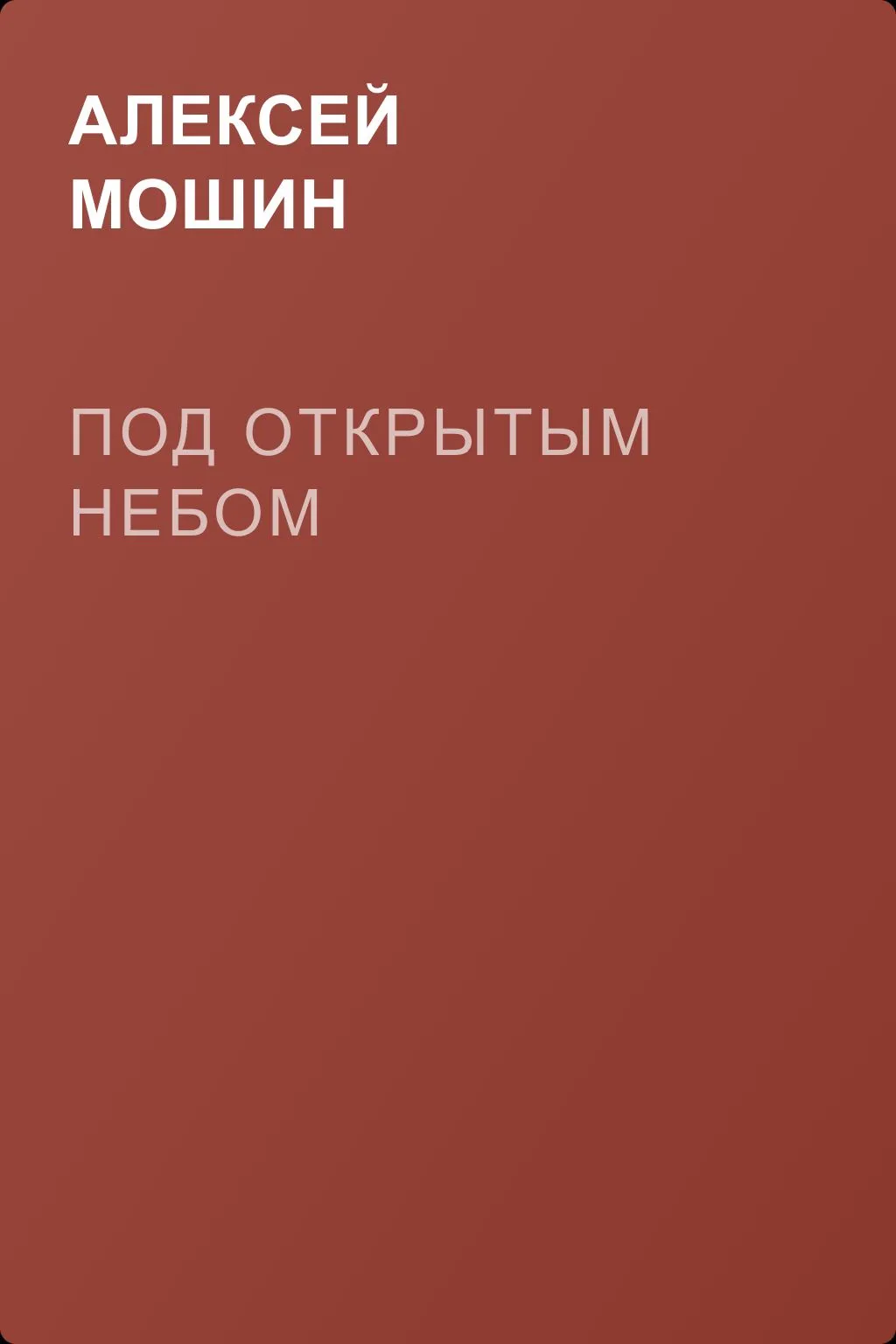 Под открытым небом — обложка книги