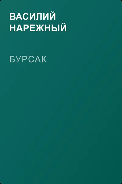 Бурсак — обложка книги