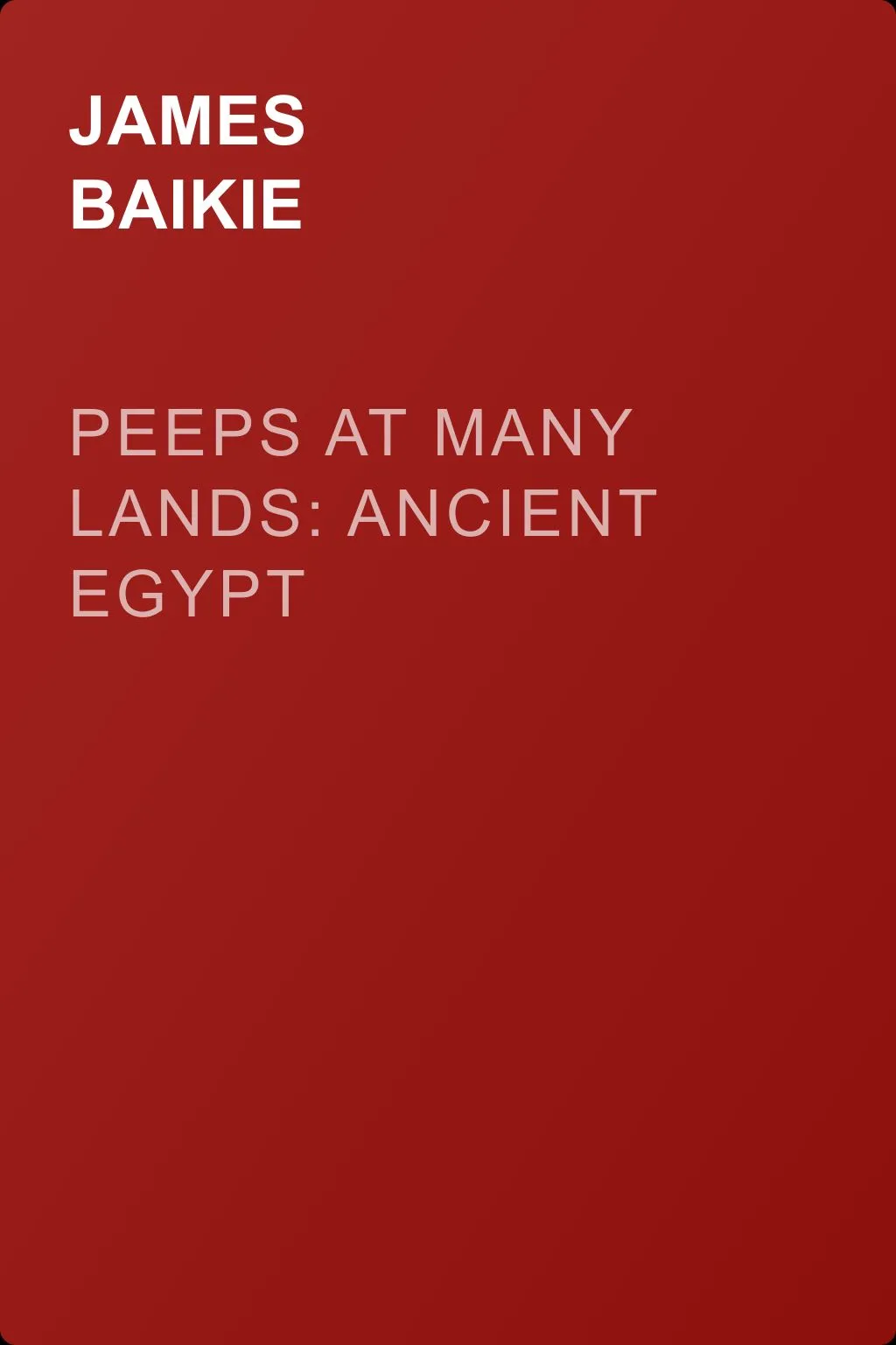 Peeps at Many Lands: Ancient Egypt — обложка книги