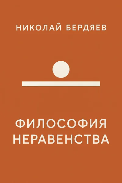 Философия неравенства — обложка книги