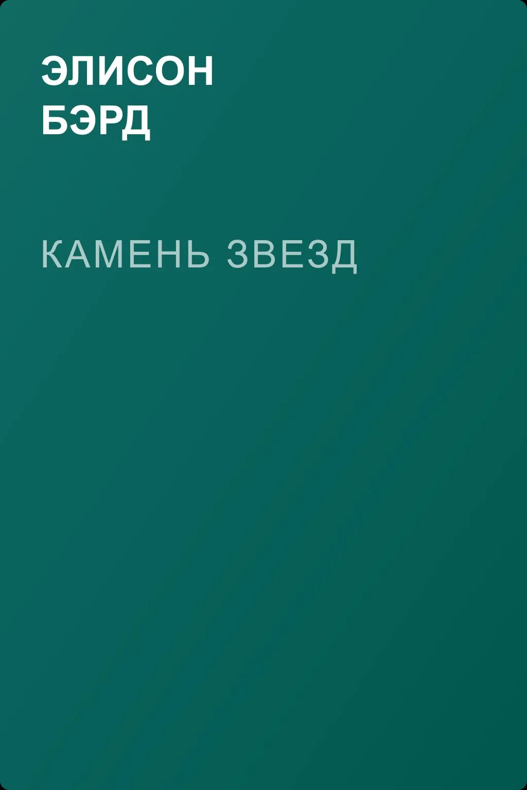 Камень звезд — обложка книги