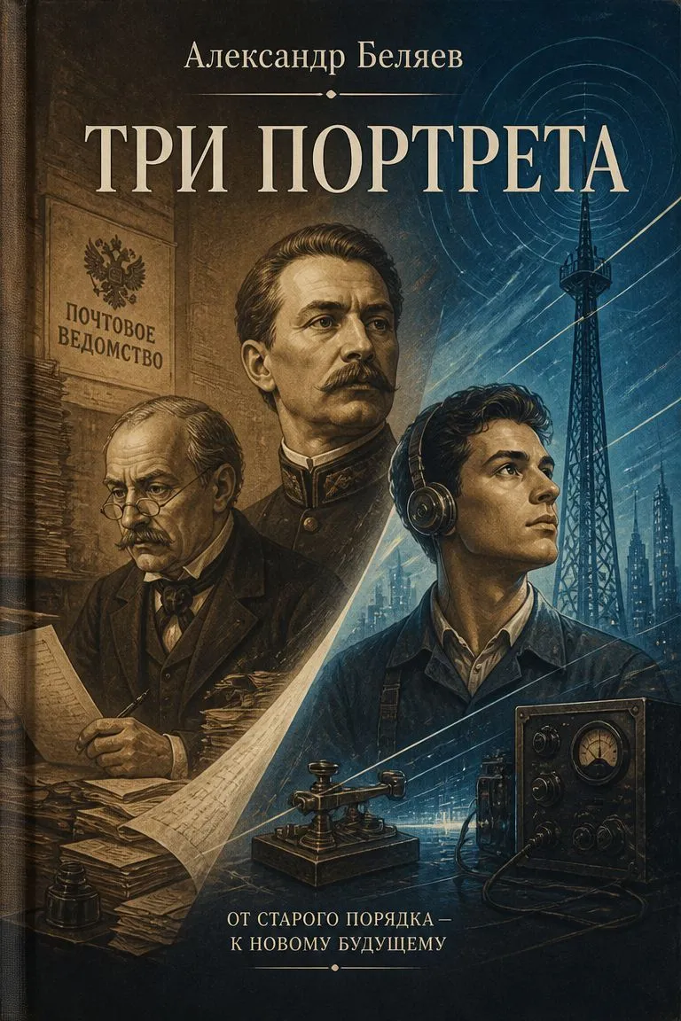 Три портрета — обложка книги