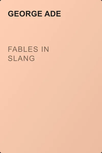 Fables in Slang — обложка книги