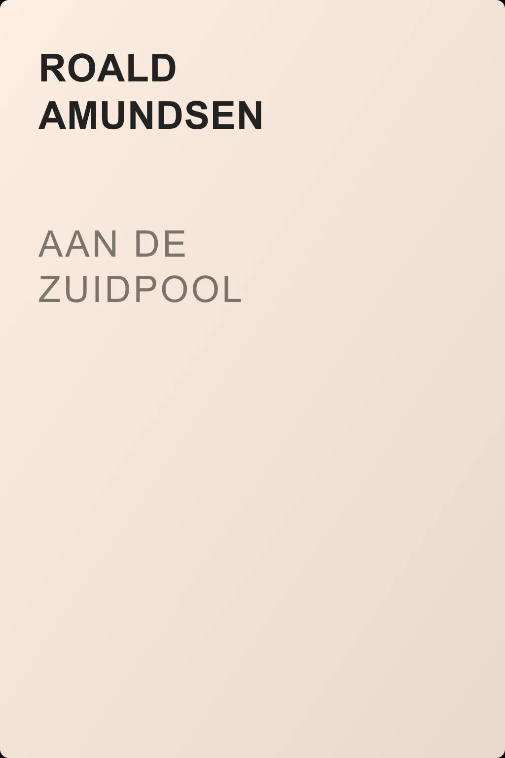 Aan de Zuidpool — обложка книги