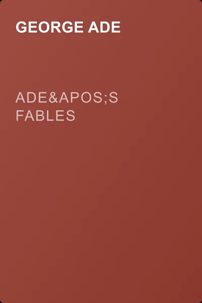 Ade's Fables — обложка книги
