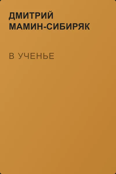 В ученье — обложка книги