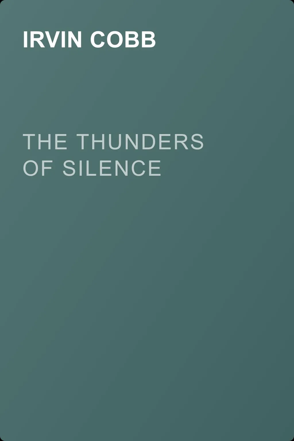 The Thunders of Silence — обложка книги