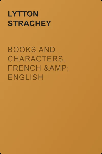 Books and Characters, French &amp; English — обложка книги
