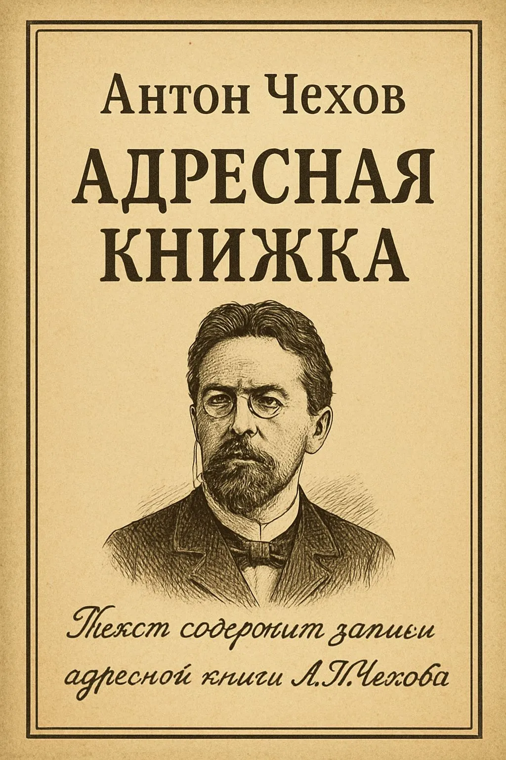 Адресная книжка — обложка книги