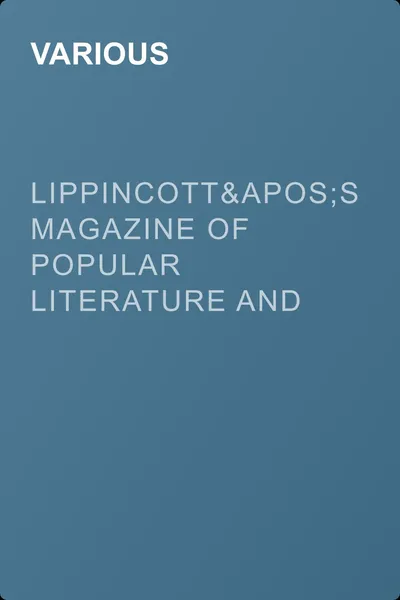 Lippincott's Magazine of Popular Literature and Science, December 1878 — обложка книги