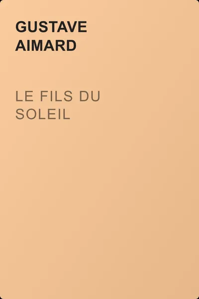 Le fils du Soleil — обложка книги