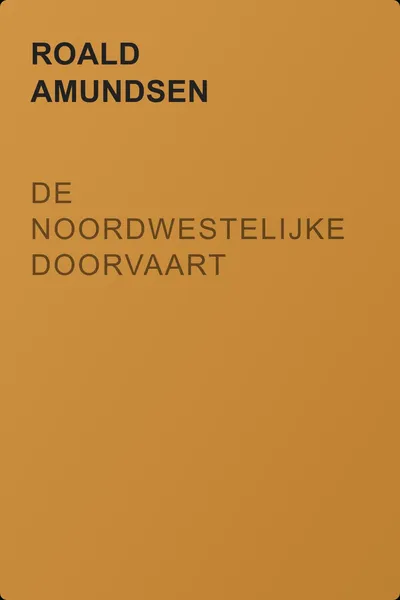 De Noordwestelijke Doorvaart — обложка книги