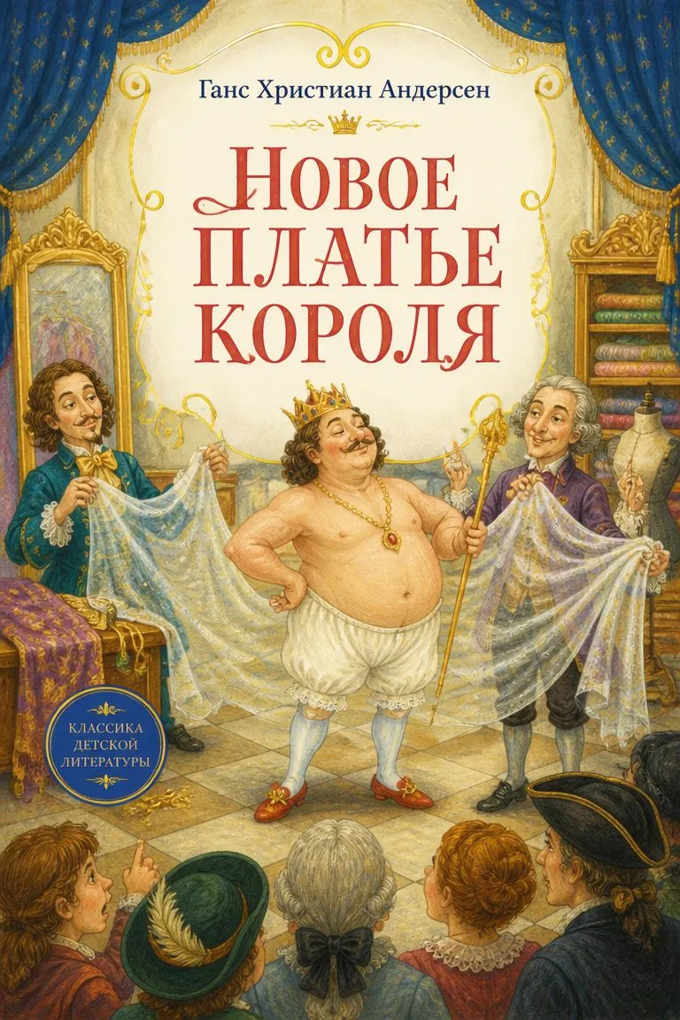 Новое платье короля — обложка книги